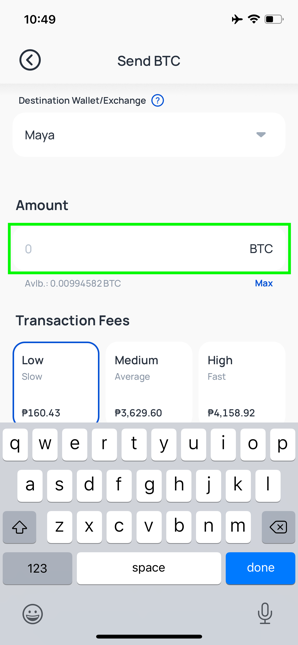 How do I send crypto to Maya using Coins.ph?