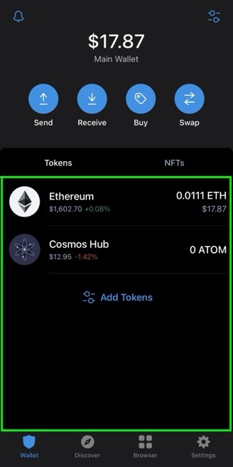 How do I send crypto to Maya using Trust Wallet?